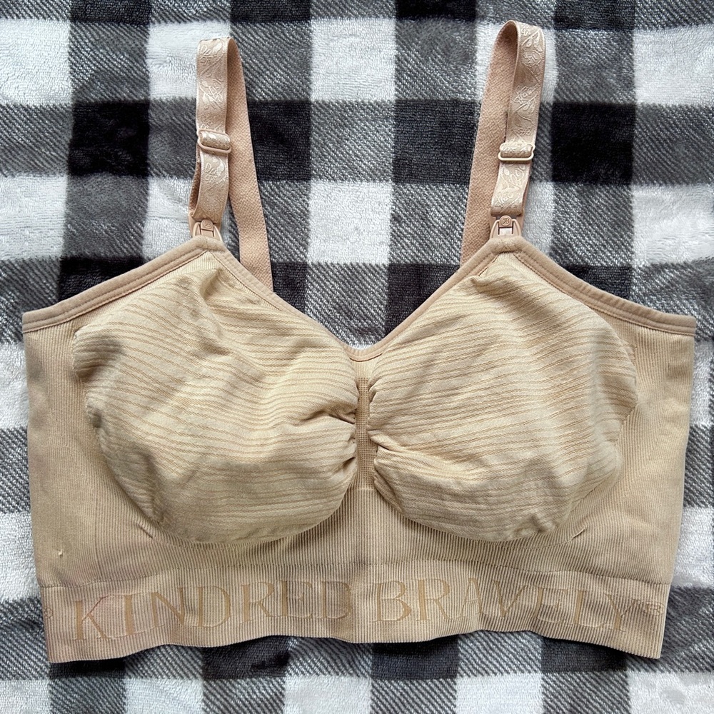 Kindred Bravely Nude/Tan Seamless Nursing Bra